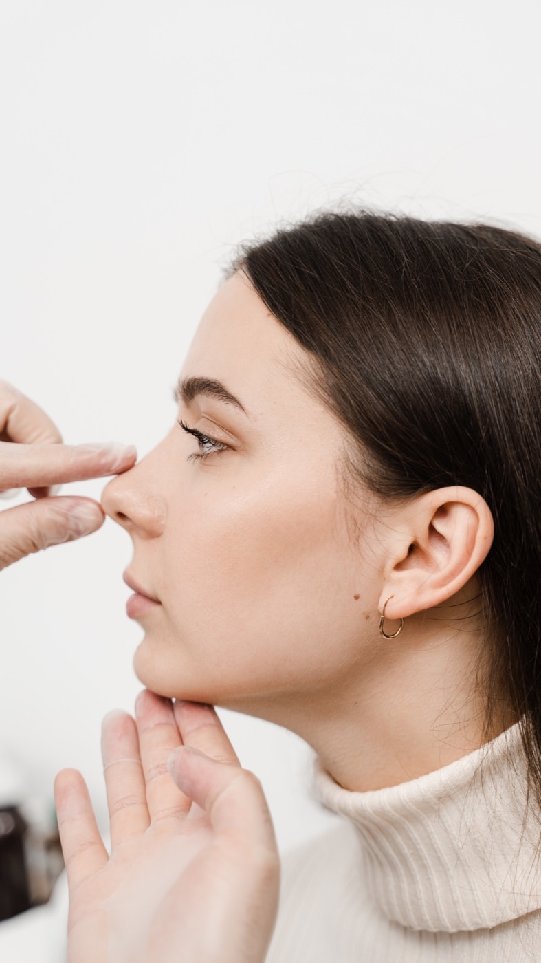 Rinoplastia — marcación previa al procedimiento